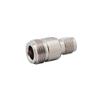 2pcs Rf Wire Terminal Copper Alloy Connector N-tnc Adapter N Female to Tnc Female Straight for Wireless Antenna Ships from USA view 1