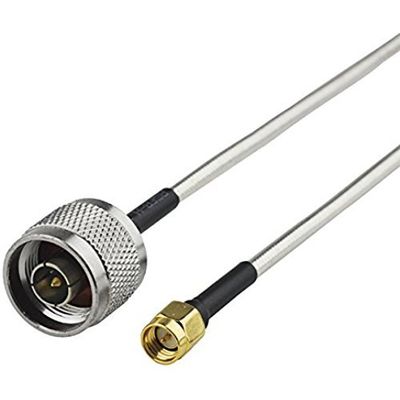 1ft 30cm Rf Wire Coaxial Cable Connector SMA Male to N Male Straight Assembly Pigtail Extension RG402 Ships from USA