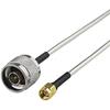 1ft 30cm Rf Wire Coaxial Cable Connector SMA Male to N Male Straight Assembly Pigtail Extension RG402 Ships from USA view 1