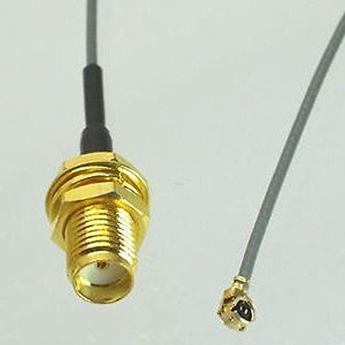 2pcs IPEX U.fl/IPEX to SMA Female (Hole) Pigtail 10cm for Mini PCIe WiFi MHF1 MHFI (Hirose U.FL 0.81mm) Ships from USA
