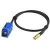 1ft 30cm Rf Wire Coaxial Cable Connector Fakra C Female Jack Straight to MCX Female Straight Assembly Pigtail Extension for GPS Antenna RG174 Ships from USA view 1