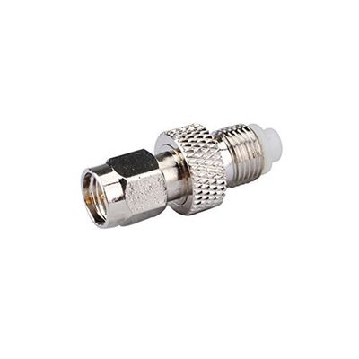 2pcs Rf Wire Terminal Copper Alloy Connector Fme-SMA Adapter Fme Female to SMA Plug Straight for Wireless Antenna Ships from USA