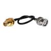 0.6ft Rf Wire Coaxial Cable Terminal Connector Bnc Plug Straight to SMA Jack Bulkhead Rg174 20cm for Instrument and Computer Networking Ships from USA view 1