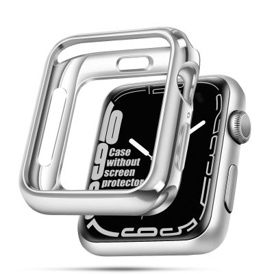 top4cus 38mm Protective Case for Apple Watch Series 3/2/1, Silver