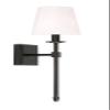 Kira Home Torche 20" Wall Sconce/Wall Light + Linen Shade, Oil-Rubbed Bronze Finish view 1