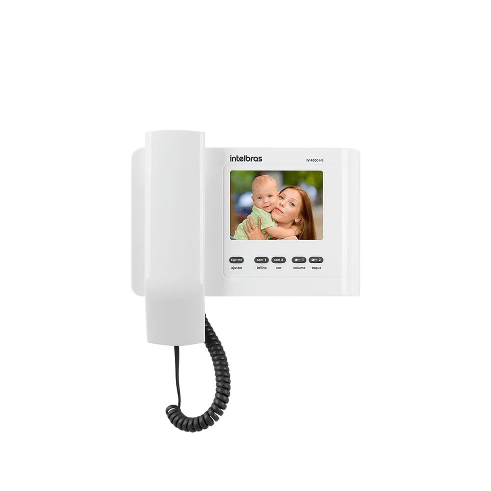 Indoor Video Intercom Unit IV 4000 HS in White Intelbras