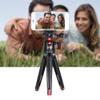 Mini Tabletop Tripod Stand with Ball Head Compatible with Canon Nikon Sony DSLR Mirrorless Camcorder Compatible with iPhone X 8 7 Plus 7s 6s Samsung Huawei Honor 9 Smartphone view 2