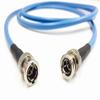 18 Inch Belden 1694A 3G/6G HD-SDI RG6 BNC Cable by Custom Cable Connection Blue Jacket view 1