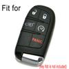 2X Coolbestda Key Fob Protector Remote Cover Case Keyless Jacket for 2017 2018 2019 2020 2021 2022 2023 Jeep Grand Cherokee Compass Chrysler 300 200 Dodge Challenger Charger Dart Durango Journey view 2