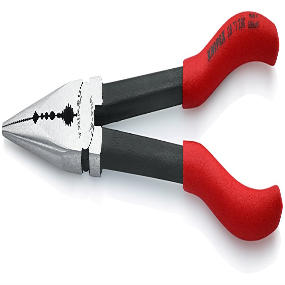 Knipex Tools 28 71 280 SBA, 11" Extra Long Needle Nose Pliers - Straight