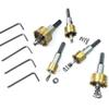 5PCS 16-30MM HSS Drill Bit Hole Saw Set Stainless High Speed Steel Metal Alloy Tool Kit Set/Titanium Hole Saw Cutter Tool Kit Set/for Wood Plastic Soft Metal Steel Carbide HSS16mm/18mm/20mm/25mm/30mm view 2