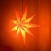Surya 9 Pointed Paper Star Lights with 12 Foot Power Cord Included view 4