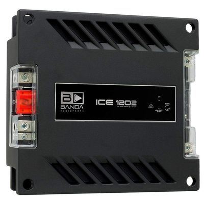 Banda Ice X 1202-1 Channel 1200 Watts RMS 2 Ohm Car Amplifier