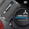 1-Channel Vehicle Audio Bass Amplifier - High-Powered Mono Bass Amplifier w/Subsonic Filter and Low Pass Filter Stable at 1 ohm, LED Indicators, Sound Specialization - Banda VIKING5001 view 4