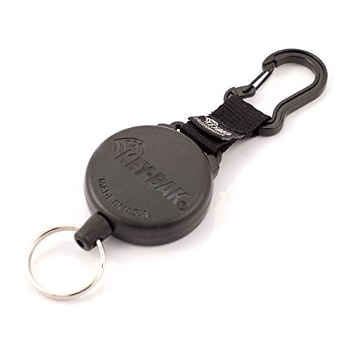 Key Reel 28 L Black 1-1/8 Ring Dia.