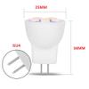 MR8 Light Bulb LED Replacement for Mini Halogen Recessed Lamps 12 Volt 1" Diameter GU4 RV Boat Camper Yacht Train Motor Home Interior Tiny House Ship Van Truck Sprinter Lighting - Cool White - 6 Pack view 3