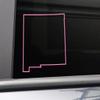 Nashville Decals New Mexico Vinyl Decal Laptop Car Truck Bumper Window Sticker, 5.5" x 4.75", Pink view 1
