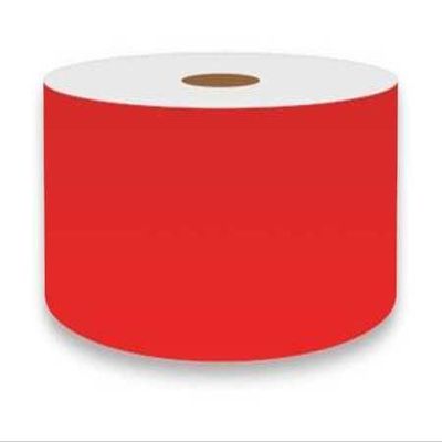 Label Tape, Red, 2in W, For Mfr No. VnM4