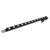 Power Strip, 72W x 1-1/2D x 1-1/2H, Gray view 1