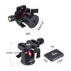 Andoer Mini Panorama Ball Head, Tripod Ball Head 360 Rotatable with Quick Release Plate 1/4 Inch Screw for Canon Nikon Sony DSLR Mirrorless Camera Camcorder view 3