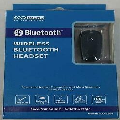 Headset Lightweight Wireless Bluetooth for All Smartphones - Black 