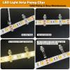 GRIVER 100 Pack Strip Light Mounting Brackets,Fixing Clips,One-Side Fixing,100 Screws Included (for 10mm Wide Non-Waterproof Strip Lights) view 4