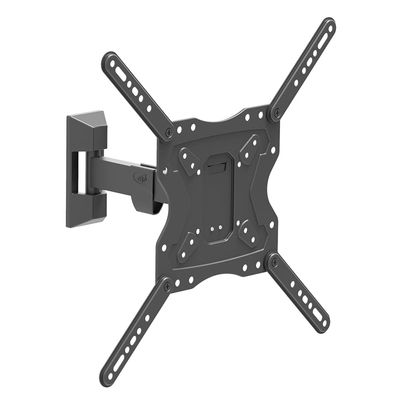 ELG Full Motion TV Wall Mount for TVs 26'' to 65'', Holds up to 66.1lbs, Articulating Arms Swivels Tilt Extension, Max VESA 400x400mm, FULL40, Steel, Black