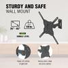 ELG Full Motion TV Wall Mount for TVs 26'' to 65'', Holds up to 66.1lbs, Articulating Arms Swivels Tilt Extension, Max VESA 400x400mm, FULL40, Steel, Black view 3