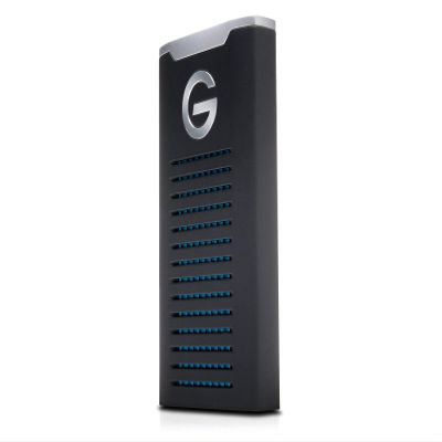G-Technology 2TB G-DRIVE mobile SSD Durable Portable External Storage - USB-C (USB 3.1), Up to 560 MB/s - 0G06054-1, black