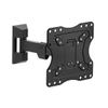 ELG Full Motion Articulating TV Wall Mount for 12-42" Screens with Swivel, Tilt & Extension, Holds Max 66.1lbs, VESA 200x200mm, Heavy-Duty Steel, Black view 1