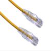 Axiom 8FT CAT6A BENDNFLEX Ultra-Thin SNAGLESS Patch Cable 650MHZ (Yellow) view 1