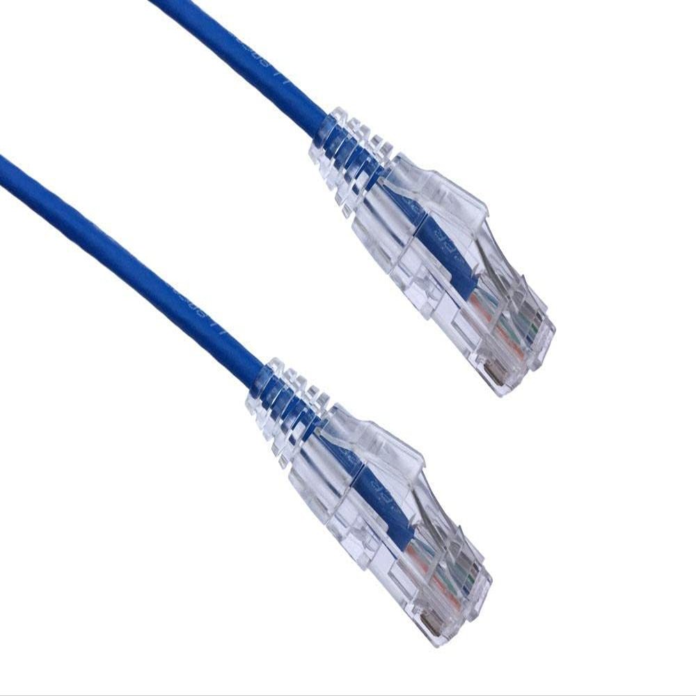 Axiom 6FT CAT6A BENDNFLEX Ultra-Thin SNAGLESS Patch Cable 650MHZ (Blue)