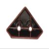 JSP Manufacturing 4 Pack of Brown Plastic Furniture Triangle Corner Legs - Sofa Couch Chair view 4