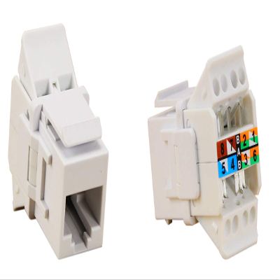 Suttle STAR6000C6T Mediamax Tool-Less Cat6 Jack with 8 Positions, 8 Conductor Modules, Tool-Less Idc'S with 8 Color-Coded Bezels, White