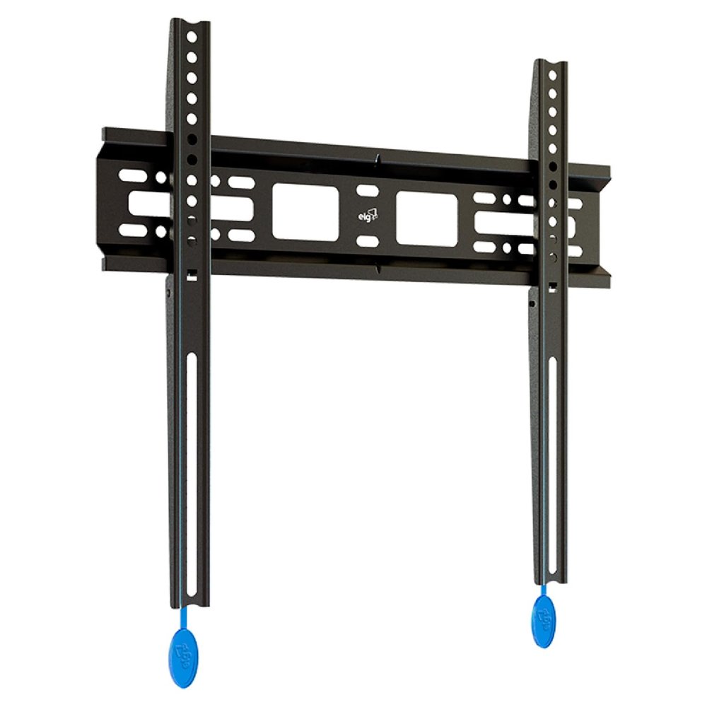 ELG Fixed/Low Profile TV Wall Mount for TVs 32" to 77", Holds up to 110 lbs, Max VESA 400X400mm, Fits 12", 16 Wood Studs, Automatic Locking/Quick Release System, N01V4, Steel, Black