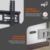 ELG Fixed/Low Profile TV Wall Mount for TVs 32" to 77", Holds up to 110 lbs, Max VESA 400X400mm, Fits 12", 16 Wood Studs, Automatic Locking/Quick Release System, N01V4, Steel, Black view 3