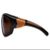Carhartt CHB218DCC Carbondale SAFETY Glasses, Black/Tan Frame, Sandstone Bronze Lens view 3