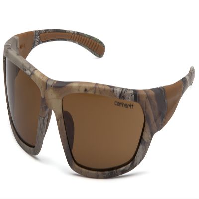 Carhartt CHRT218DCC Carbondale SAFETY Glasses, Realtree Xtra Frame, Bronze Lens