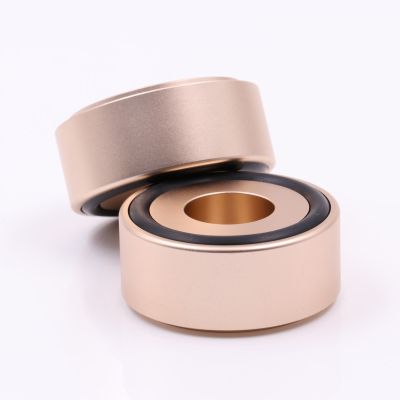 GD-PARTS 49x22m Solid Aluminum Speaker Feet Spikes Amplifier Turntable Recorder CD DAC Monitor Isolation Stand Pad Vibration Floor Base Set of 4 (Gold)