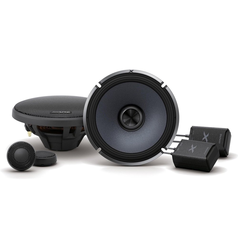 Alpine X-S65C X-Series 6.5" Component 2-Way Speakers ID