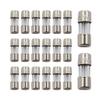 LadySwan Mini Christmas Light Strings Replacement Glass Fuses - 3A/3Amp 110V 125V Fast-Blow Mini Glass Fuses String Lights, 3.6 x 10mm/0.14 x 0.39 Inch, Pack of 20 view 1