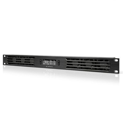 AC Infinity CLOUDPLATE T1-N, Rack Mount Fan Panel 1U, Intake Airflow, for Cooling AV, Home Theater, Network 19 Racks