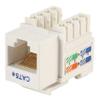 Datacom Jack, Cat5, Punch Down, White view 1