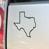 Nashville Decals Texas Vinyl Decal Laptop Car Truck Bumper Window Sticker, 5.5" x 5.25", Black view 1