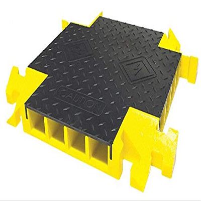 Cable Protector 4-Way, 4 Channels, 2 ft.
