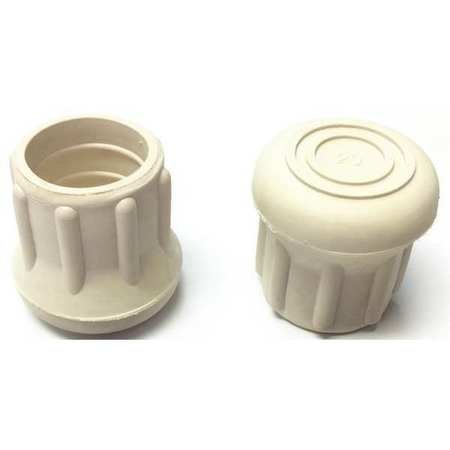 Protective Leg Tip, Slipon, Rd, 31/32", PK10