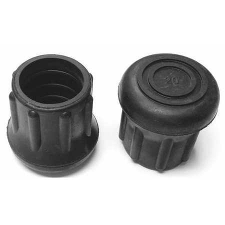 Protective Leg Tip, Slipon, Rd, 31/32", PK10