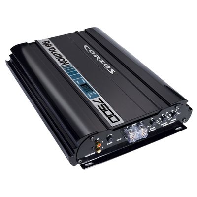 CORZUS MD7500 7.5K W RMS 1 Ch 1 OHM OPERATES w/Less 10V 1 Amp w DSP