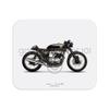 GarageProject101 CB750 Cafe Racer Motorcycle Illustration Mouse Pad view 2