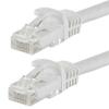 Ethernet Cable, Cat 6, White, 0.5 ft. view 1